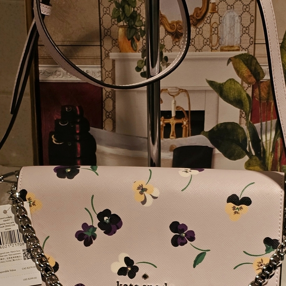 KATE SPADE Pansy Toss Prin Multi Convert Crossbody Bag - Picture 4 of 11